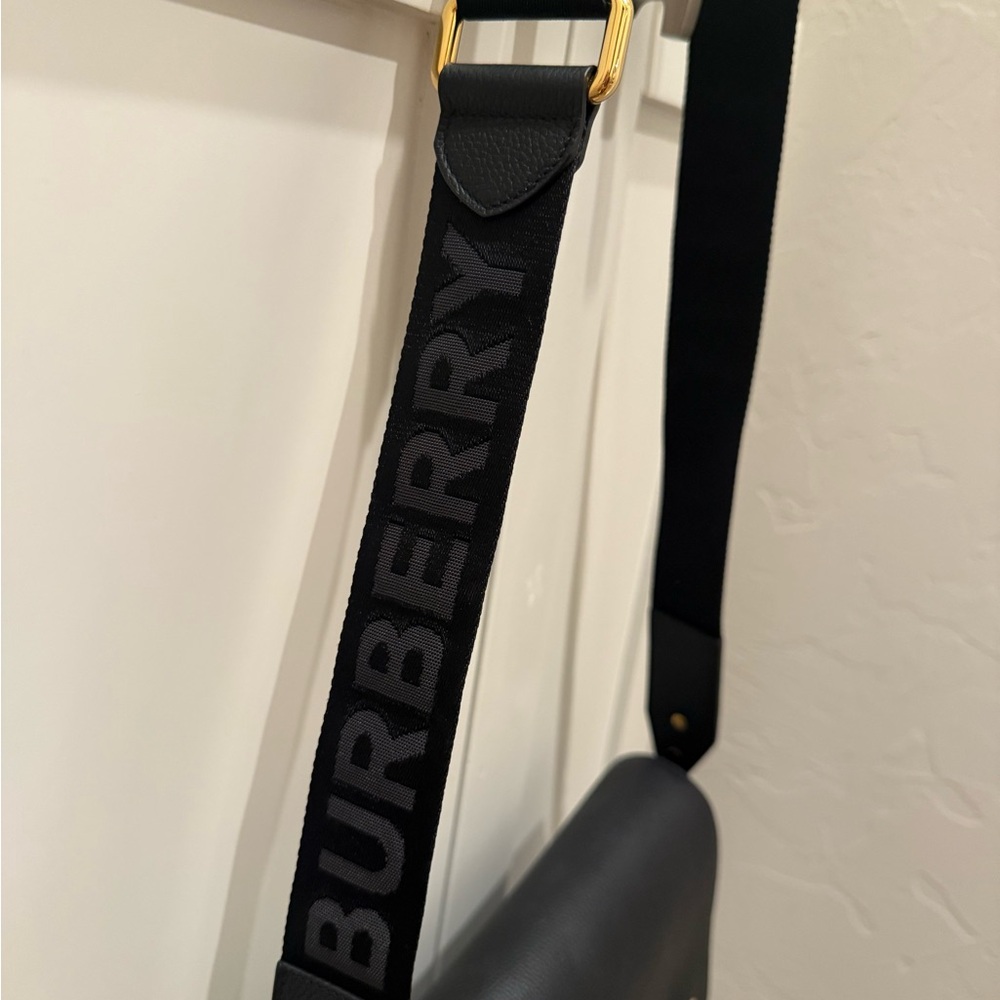Burberry Black Crossbody Bag with Gold Accents - Picture 5 of 5